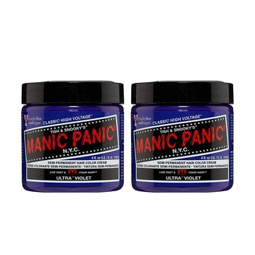 Manic Panic mp染发膏- 电光紫 Ultra Violet Purple (2x118ml)