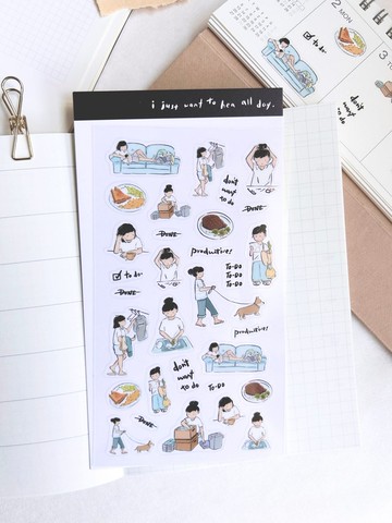 吳郁小姐 Miss Ng Yuk Vol.3 一天的日常 | 貼紙