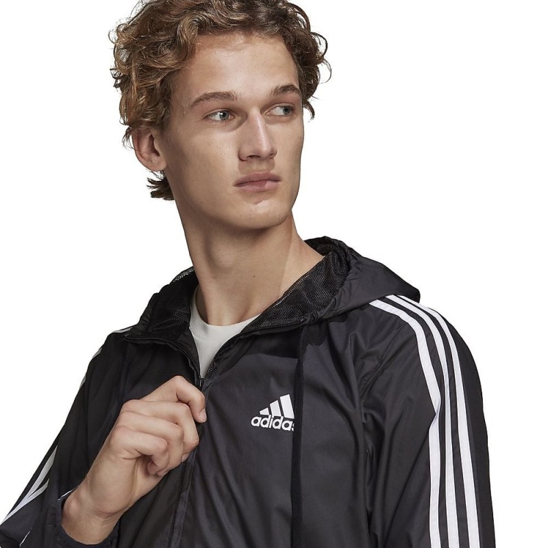 adidas (アディダス) プライムグリーン エッセンシャルズ スリーストライプス ウインドブレーカー / M ESSENTIALS  WINDBREAKER 1 31319 GK9026 . S SA 通販 LINEポイント最大1.0%GET | LINEショッピング