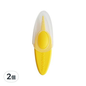 PiYOPiYO 黃色小鴨 寶寶鼻腔清潔夾 嬰兒安全夾 帶圓頭 附收納保護蓋  1個  2個