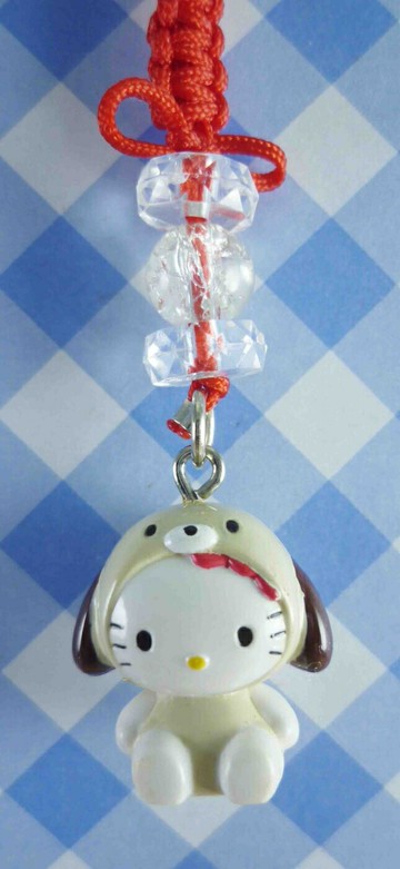 【震撼精品百貨】Hello Kitty 凱蒂貓 KITTY生肖手機吊飾-狗 震撼日式精品百貨