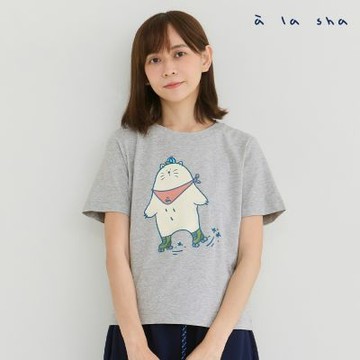 a la sha Q咪溜直排輪舒適棉T