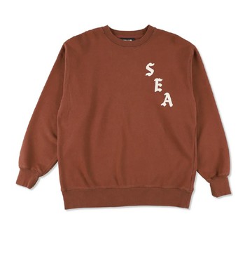 VerticalSEACrewneckSweatshirt棕