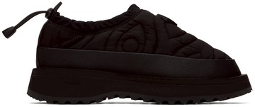 District Vision 黑色 Suicoke 联名填充乐福鞋