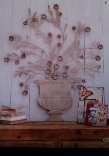 你可居 復古做舊 鐵藝花樹 墻飾 超大尺寸 入