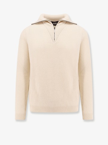 Cashmere sweater with half zip - ALPHA-STUDIO - gender_Man