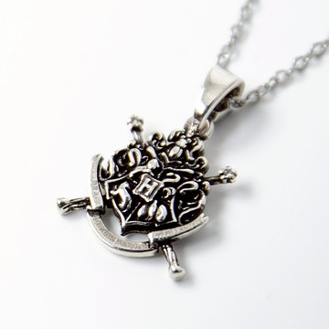 【哈利波特】學院徽章古銀鎖骨鍊