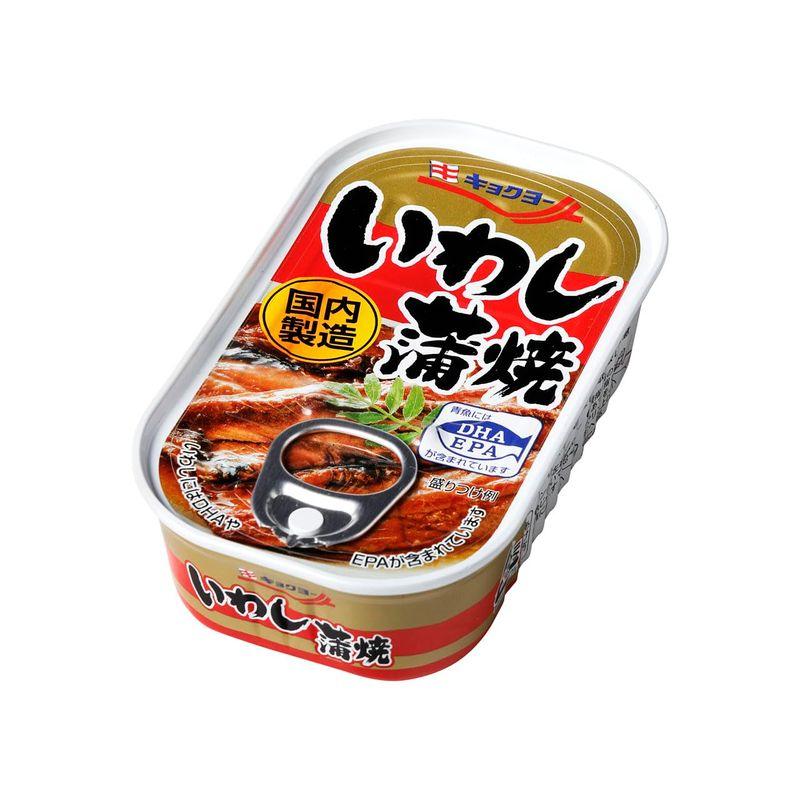 極洋 国産いわし 蒲焼 100g ×6缶