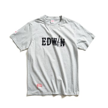 EDWIN｜EDGE｜男裝｜搖滾吉他塗鴉印花短袖T恤