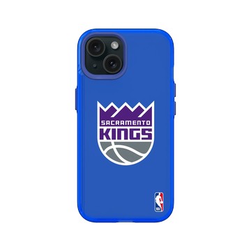 iPhone 15 Clear 激光藍 - NBA - Logo-沙加緬度國王 Sacramento Kings
