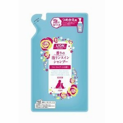 ライオン ペットキレイ 香りの泡リンスインシャンプー 犬猫用 つめかえ 360ml