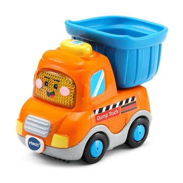 Vtech 嘟嘟聲光互動車-傾卸車  會說會唱的音樂小車訓練寶貝手部肌肉