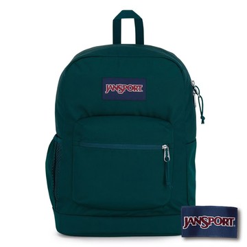JANSPORT CROSS TOWN PLUS 校園系列後背包 -杜松綠