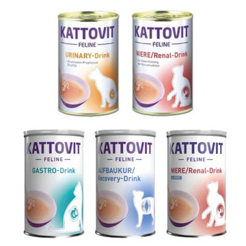 【24入組】德國KATTOVIT康特維 貓咪處方罐-營養肉汁 135ml(購買第二件贈送寵喵樂-貓草玩具x1包)