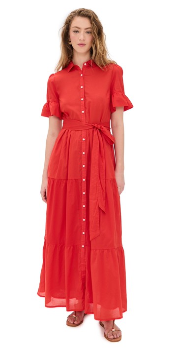 Birds of Paradis Martine Dress Tomato S