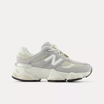 【NEW BALANCE】9060系列 童鞋 休閒鞋 運動鞋 中童 小朋友 白灰 P90607UK