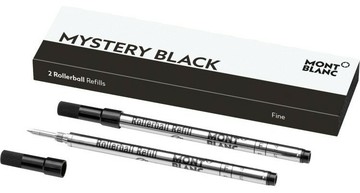 【文具通】Montblanc 萬寶龍 鋼珠筆 筆芯 替芯 Fine 105162 細 漆黑魅影 2支裝 S1010183【APP滿額下單10%點數(單一帳號最高1000點)】4/30止