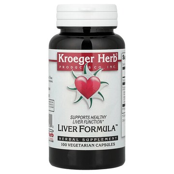 Kroeger Herb Co, 肝臟配方™，100 粒素食膠囊