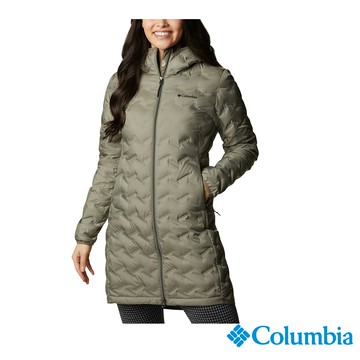 Columbia 哥倫比亞 女款 - Delta Ridge 650 FP保暖羽絨長版外套-軍綠 UWR02940AG-HF