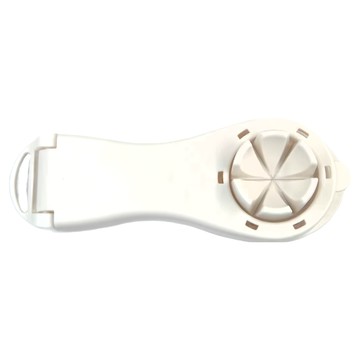 AKEBONO 曙產業 水煮蛋雙面直立式切蛋器 -6分割 日本製  白色  1盒