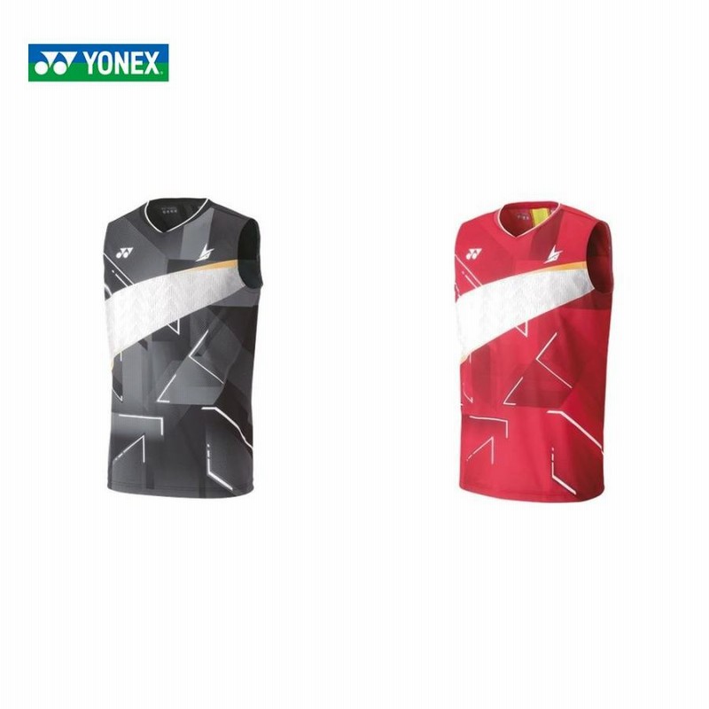 YONEX バドミントン ノースリーブシャツ Mサイズ 楽天市場】ヨネックス バドミントンウェア ゲームシャツ