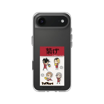 iPhone Air Clear Case（相機按鈕） 透明 - 排球少年 Haikyu!! - 音駒貼紙包設計款