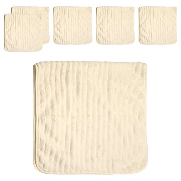 糖果絨毛巾 黃色 柔軟吸水 親膚舒適  6條