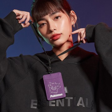 【OUTDOOR】寶可夢Pokemon-夜光耿鬼票卡證件套-紫色 ODGO21A08PL