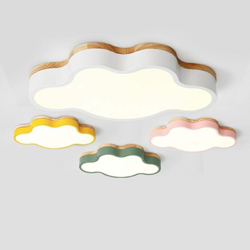 北歐風格led吸頂燈簡約現代臥室燈女房雲朵燈具