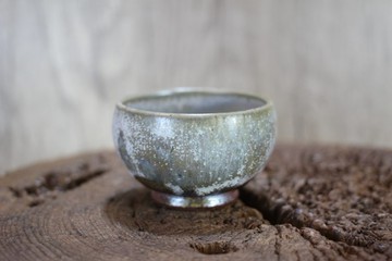 【沐春生活】120ml 上釉柴燒 手拉坯茶杯 酒杯 名家葉敏祥作品