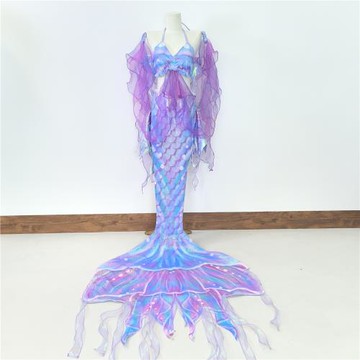 蕓兒MRYUNER原創美人魚水母澳洲腳蹼mahina燙金尾巴兒童成人潛水