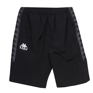 KAPPA 義大利 吸濕排汗型男 單層短褲-BANDA 碳黑 371P88WQ98