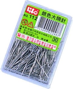 徠福 大頭針 240入/盒 NO.112