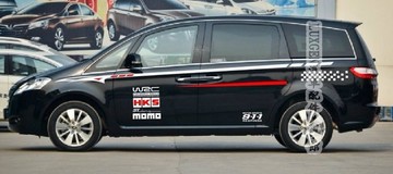 Luxgen納智捷m7 Turbo 車身線條貼紙 汽車腰線拉花貼eco車型車門包膜側裙改裝獨特反光貼 Yahoo奇摩超級商城 Line購物