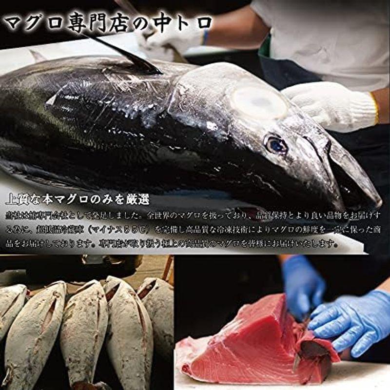 本マグロ マグロ中トロ 刺身 約1キロ（4?6サク12〜14人前） 本まぐろ 中トロ 生食用 サク マグロ刺身 トロ 特上本鮪