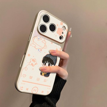 戰戰陽光適用蘋果17手機殼小羊皮蘋果16保護套15新14外殼13/12