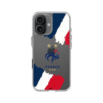 iPhone 17 Clear Case（相機按鈕） 透明 - FFF - Logo - Flag