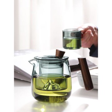 耐高溫玻璃泡茶壺單壺花茶家用茶水分離內置濾網過濾茶具套裝水壺