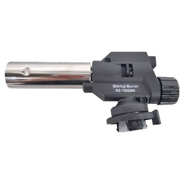 Shinfuji Burner 新富士 全方向尖火瓦斯噴槍 RZ-730SBK  尺寸132x34x66mm，日本製造  1個