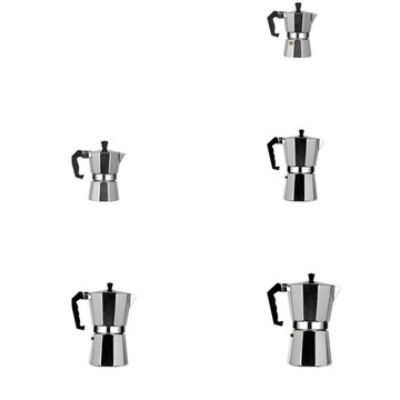 義式咖啡杯 摩卡咖啡壺義式 鋁製經典摩卡壺 鋁製八角壺咖啡杯批發 摩卡壺 咖啡 咖啡用具