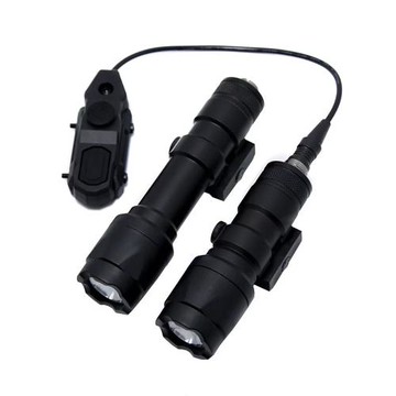 戰術手電M300A戶外手電筒強光照明燈2.5+SF三控鼠尾自帶卡槽套裝