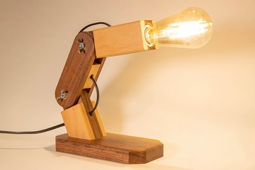 【非木不可】可調整角度小檯燈