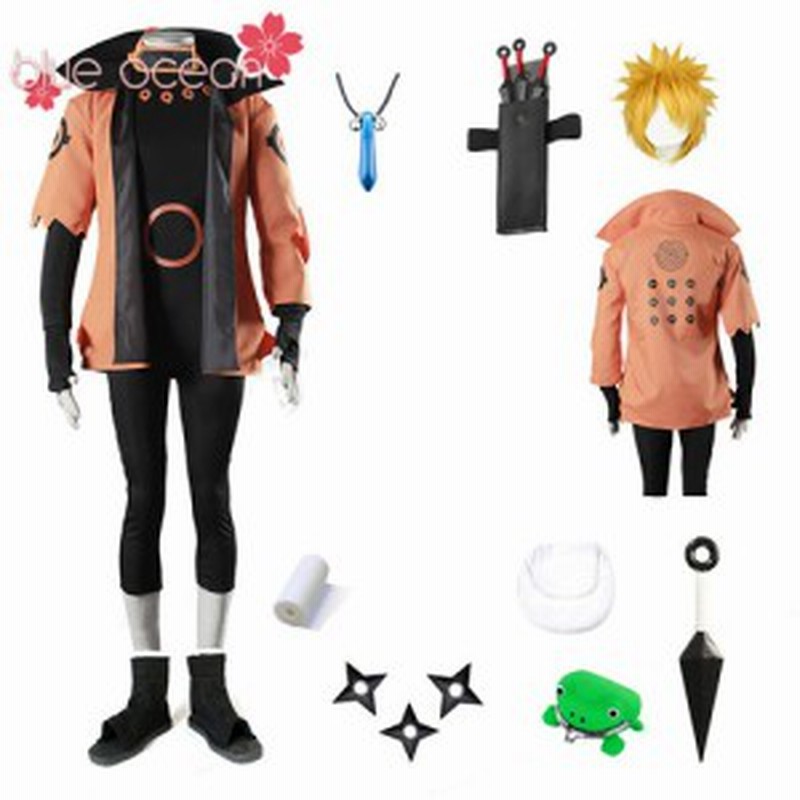 Naruto ナルト うずまき ナルト 六道仙人モード 5点 コスプレ 用 衣装 道具 鞄 靴 かつら コスプレ衣装 Cosplay アニメ 通販 Lineポイント最大1 0 Get Lineショッピング