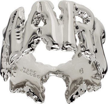 Marc Jacobs 银色 The Marc Balloon 戒指