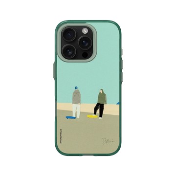 iPhone 16 Pro Clear 憂墨綠 - Taku Bannai 坂内拓 - Skate Park｜冬日滑板場