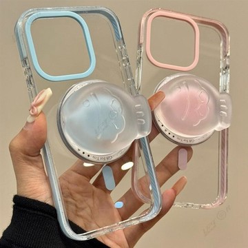 【Upton】純色 夾心 鯛魚燒 磁吸 支架手機殼 適用iphone16 15 14 pro max 13 12 11保