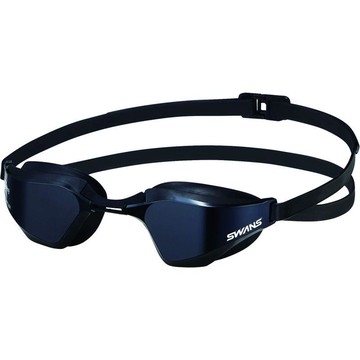 SWANS Swimming Goggles, Swimming, Competitive Swimming, Black Goggles, For Visually Impaired Classes