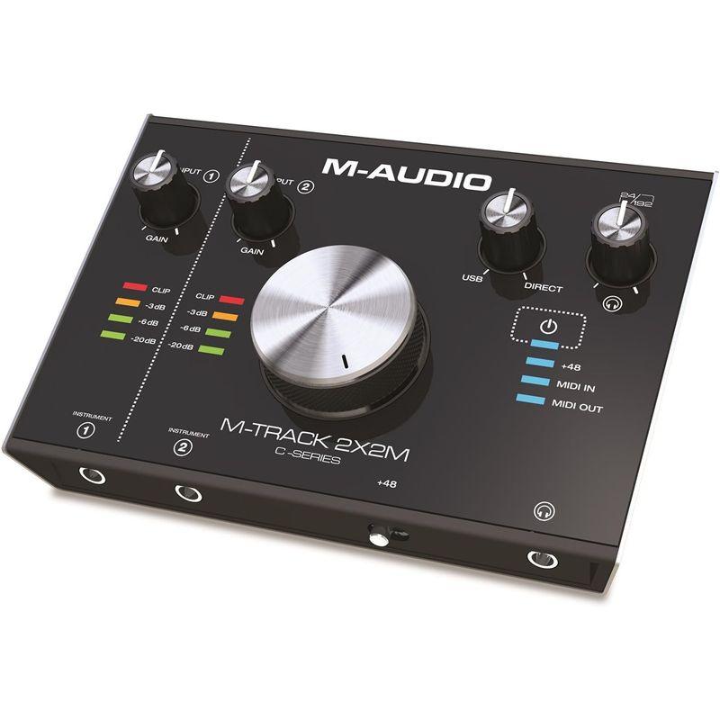 M-Audio 24bit 192kHz USB オーディオMIDIインターフェイス M-Track 2X2M