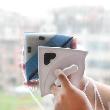 吸磁玻璃擦 跨境擦玻璃神器 無死角三角雙面玻璃擦窗器