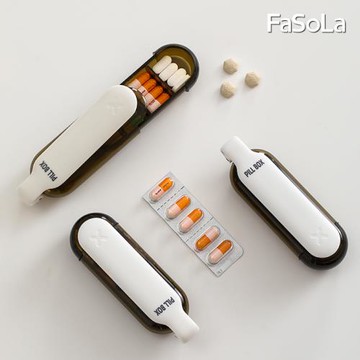 FaSoLa 便攜式防潮4格儲藥盒